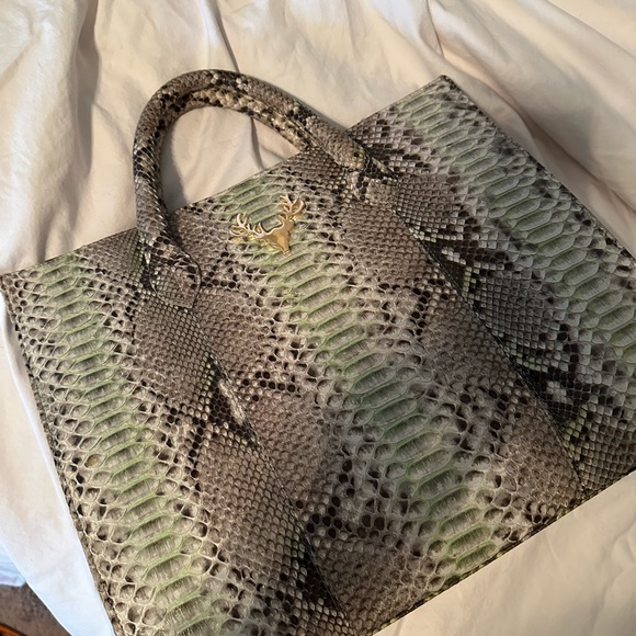 Shop Taxidermy REAL python bag 🐍 - Picture 2 of 12